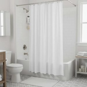Cortina de baño blanca 140X200CM